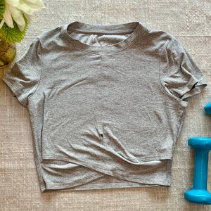 Beyond Yoga Under Over Crop T-Shirt (M)